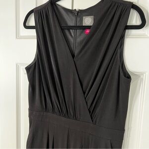 Vince Camuto Black Sleeveless Jumpsuit
